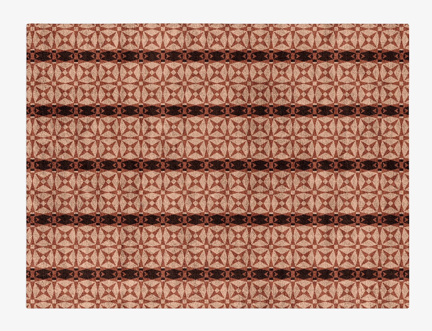 Octocone Geometric Rectangle Hand Tufted Bamboo Silk Custom Rug by Rug Artisan