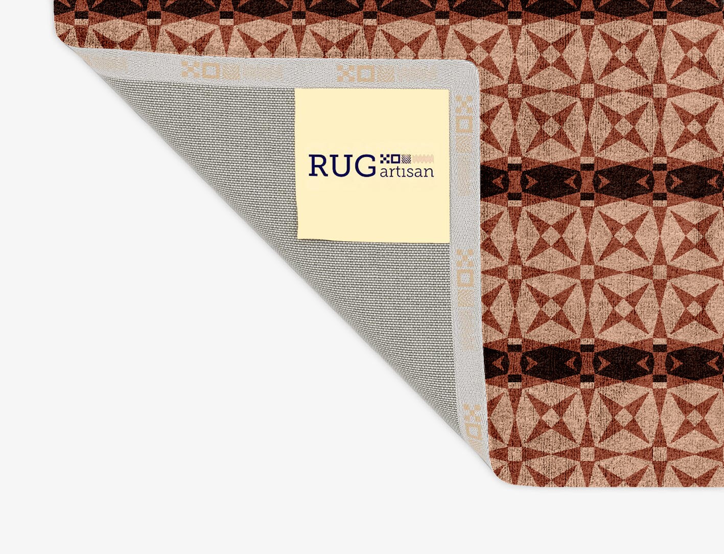 Octocone Geometric Rectangle Hand Tufted Bamboo Silk Custom Rug by Rug Artisan