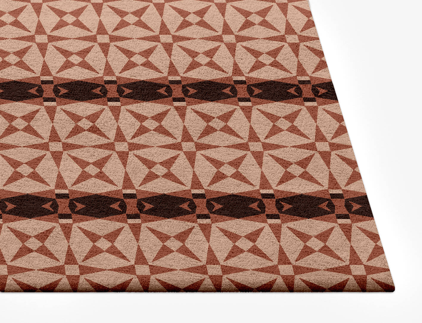 Octocone Modern Geometrics Rectangle Hand Tufted Pure Wool Custom Rug by Rug Artisan