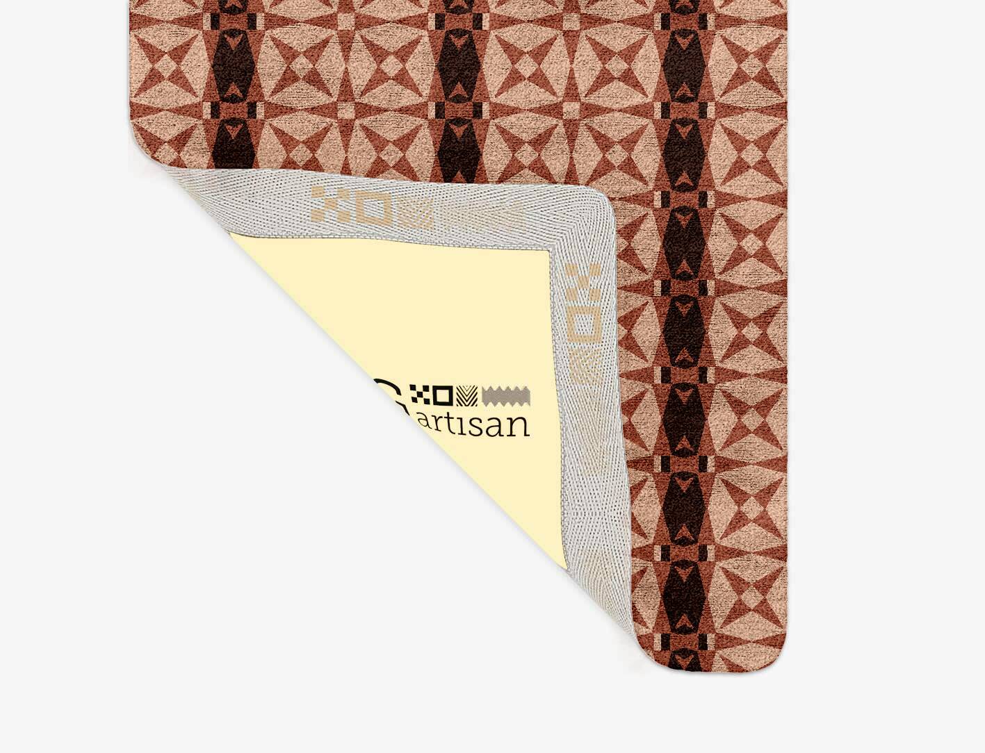 Octocone Modern Geometrics Runner Hand Tufted Bamboo Silk Custom Rug by Rug Artisan