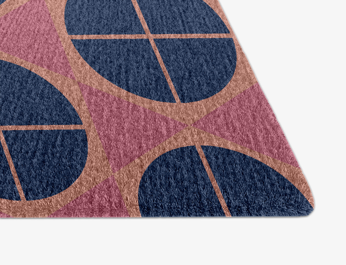 Octoquads Geometric Arch Hand Knotted Tibetan Wool Custom Rug by Rug Artisan