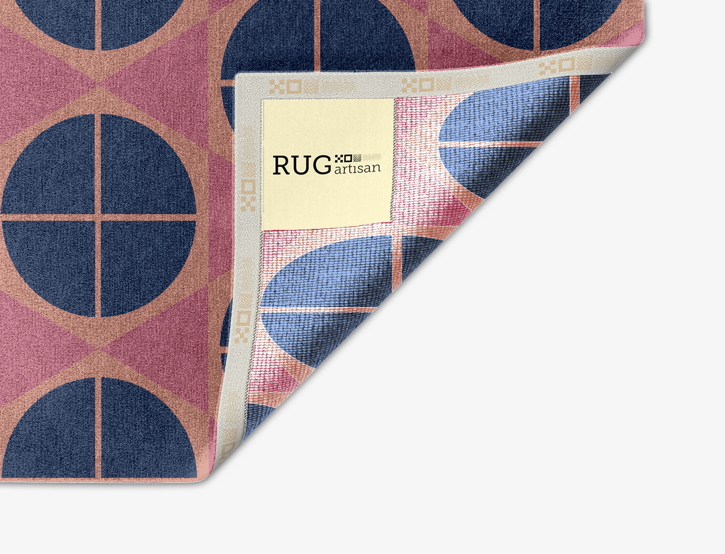 Octoquads Geometric Arch Hand Knotted Tibetan Wool Custom Rug by Rug Artisan