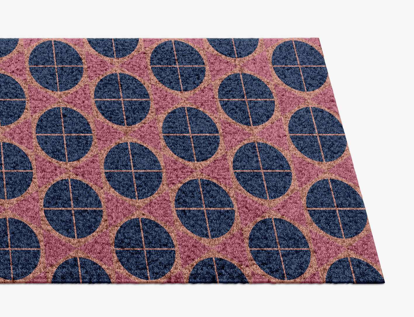 Octoquads Geometric Runner Hand Knotted Tibetan Wool Custom Rug by Rug Artisan