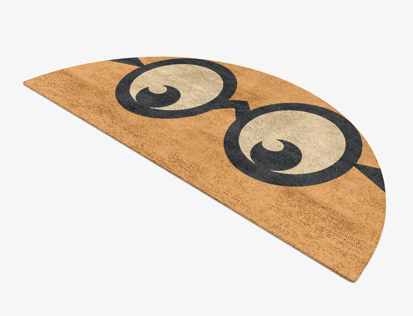 Oddball Kids Halfmoon Hand Tufted Bamboo Silk Custom Rug by Rug Artisan