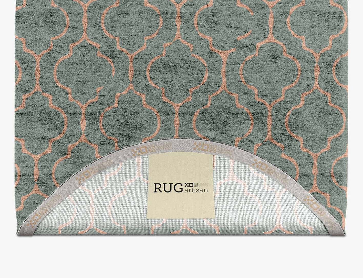 Ogive Blue Royal Capsule Hand Knotted Bamboo Silk Custom Rug by Rug Artisan