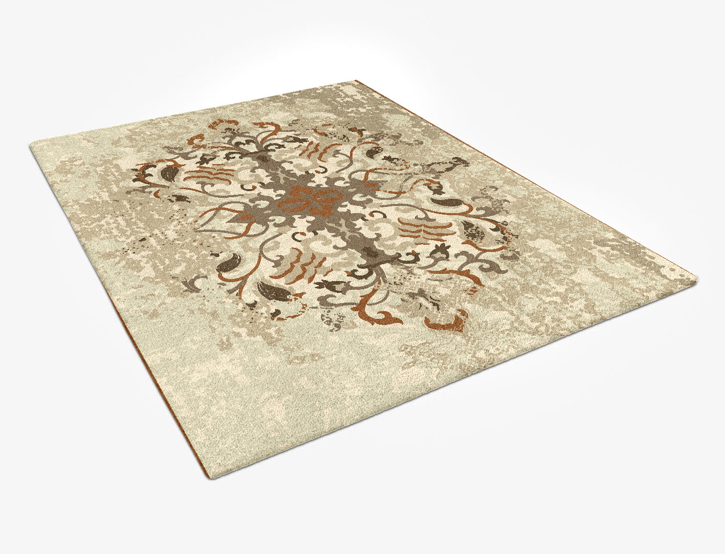 Oldooz Persian Bagh Rectangle Hand Tufted Pure Wool Custom Rug by Rug Artisan