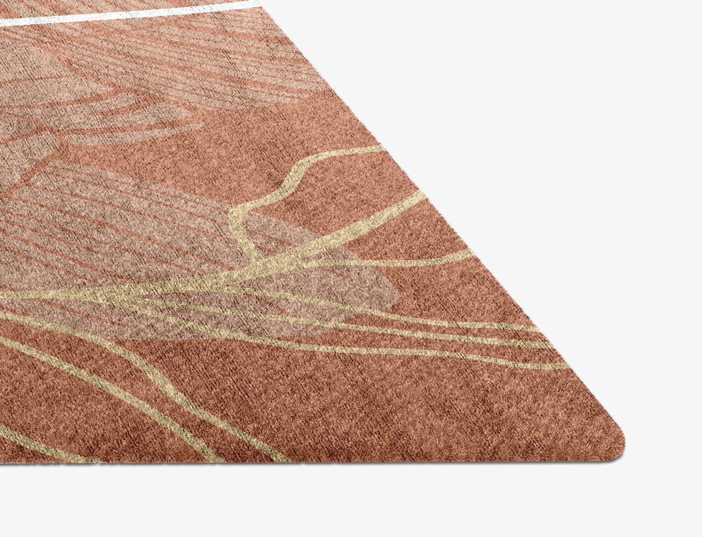 Oleander Field of Flowers Diamond Hand Knotted Bamboo Silk Custom Rug by Rug Artisan