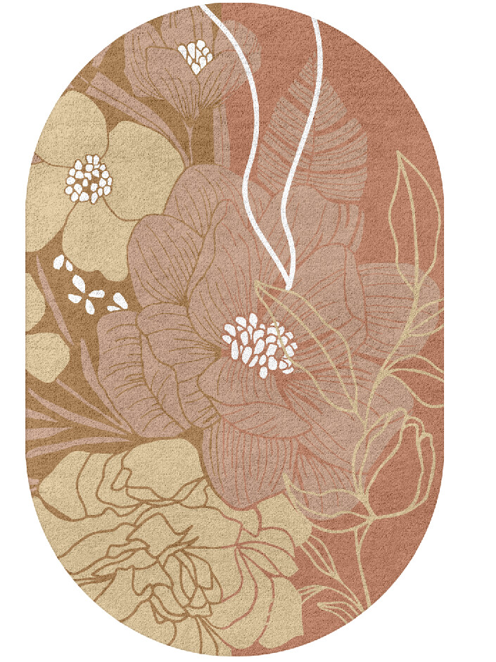 Oleander Field of Flowers Capsule Hand Tufted Pure Wool Custom Rug by Rug Artisan