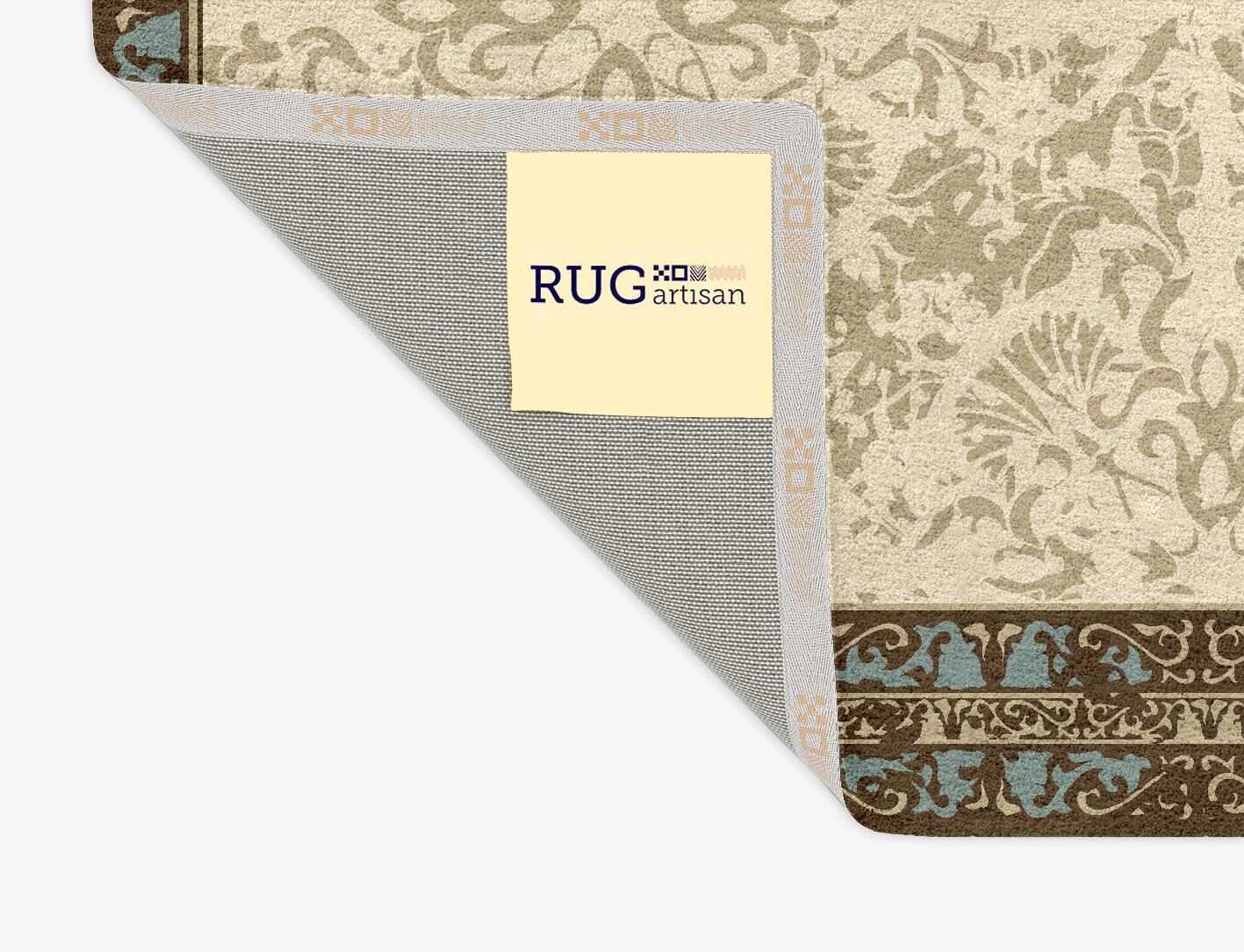 Oliya Persian Bagh Rectangle Hand Tufted Pure Wool Custom Rug by Rug Artisan