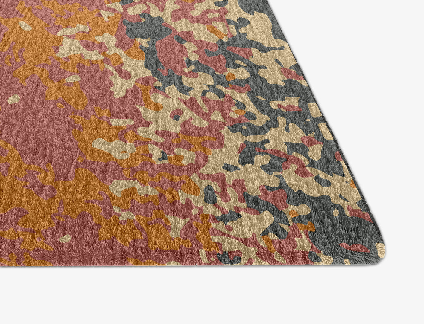 Ombre Gradation Arch Hand Knotted Tibetan Wool Custom Rug by Rug Artisan
