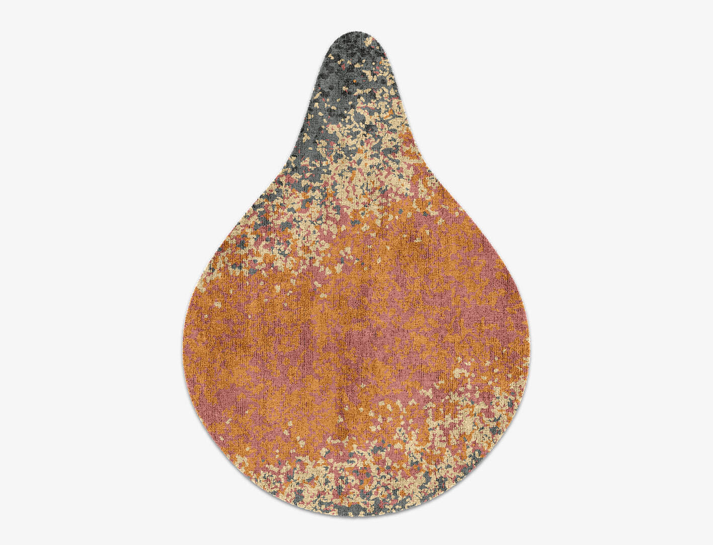 Ombre Gradation Drop Hand Knotted Bamboo Silk Custom Rug by Rug Artisan