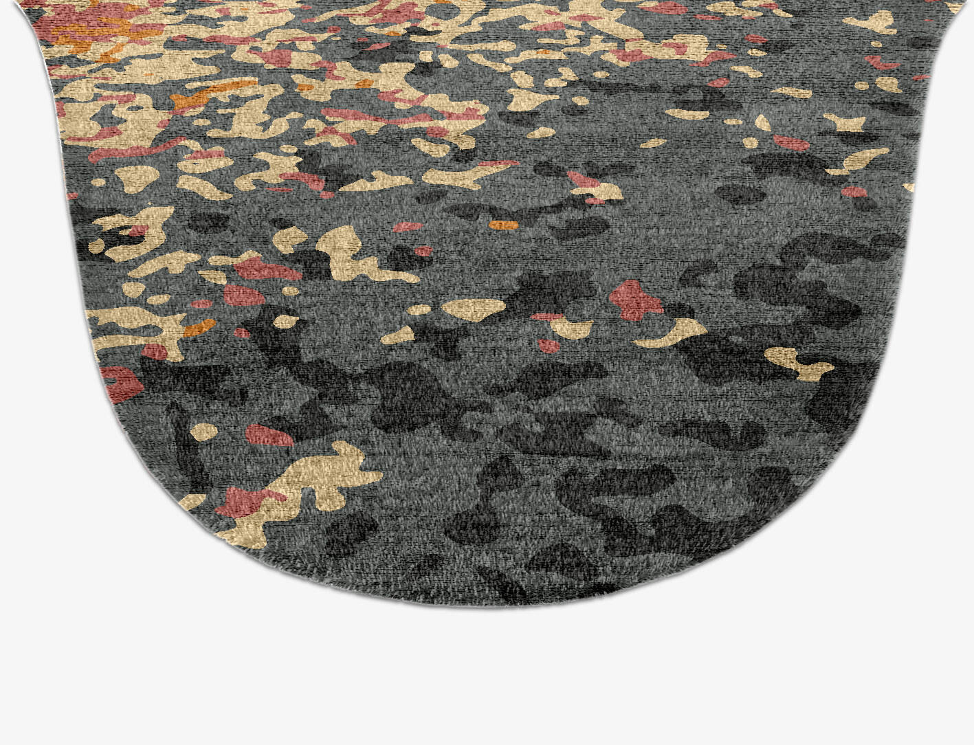 Ombre Gradation Drop Hand Knotted Bamboo Silk Custom Rug by Rug Artisan