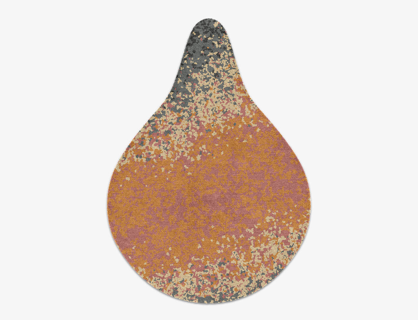 Ombre Gradation Drop Hand Knotted Tibetan Wool Custom Rug by Rug Artisan