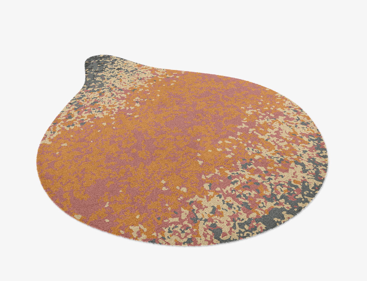 Ombre Gradation Drop Hand Knotted Tibetan Wool Custom Rug by Rug Artisan