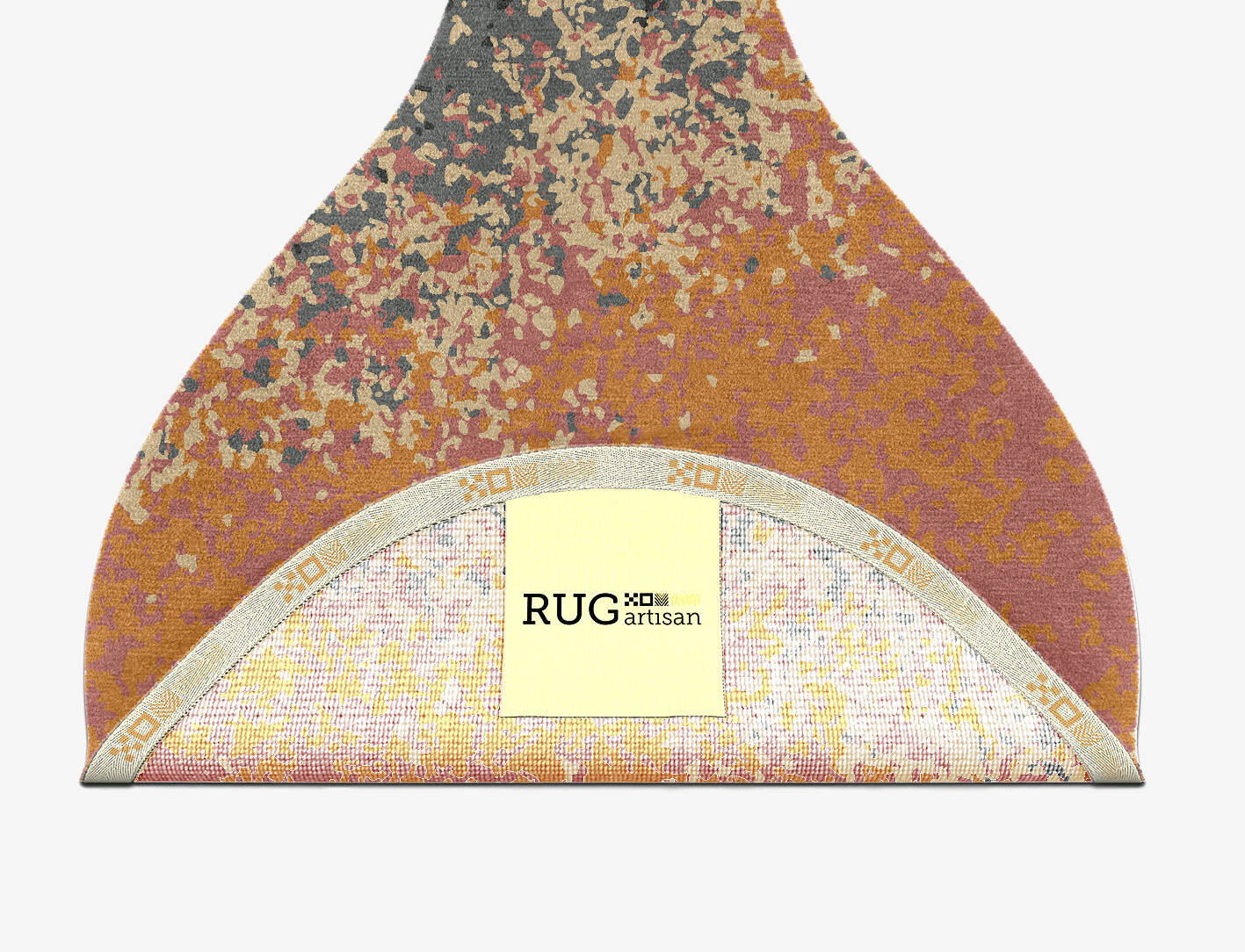 Ombre Gradation Drop Hand Knotted Tibetan Wool Custom Rug by Rug Artisan