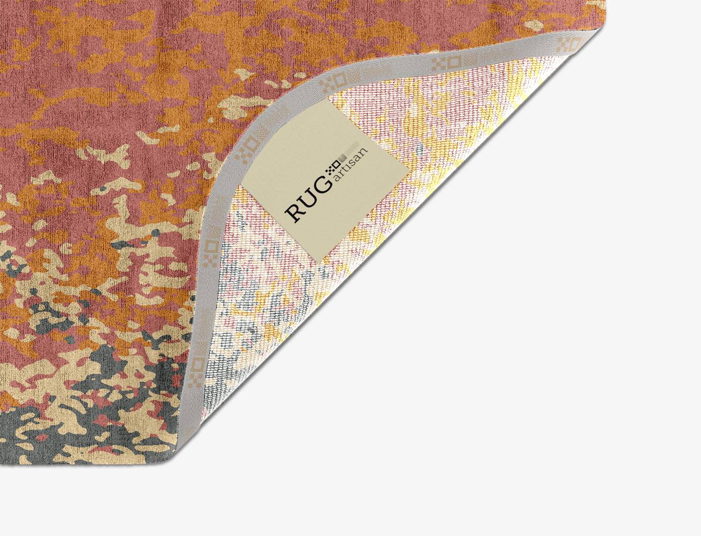 Ombre Gradation Oblong Hand Knotted Bamboo Silk Custom Rug by Rug Artisan