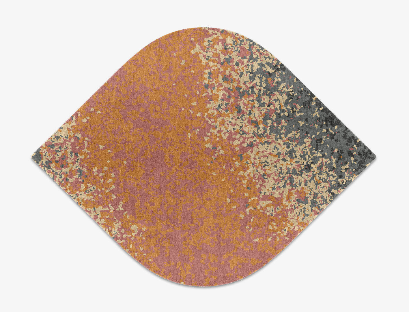 Ombre Gradation Ogee Hand Knotted Tibetan Wool Custom Rug by Rug Artisan