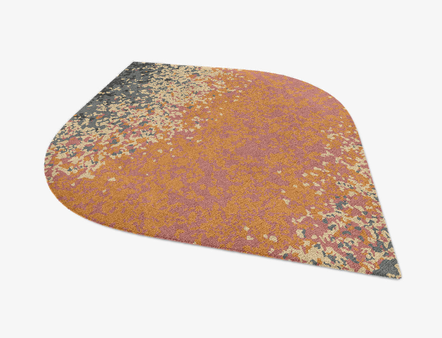 Ombre Gradation Ogee Hand Knotted Tibetan Wool Custom Rug by Rug Artisan