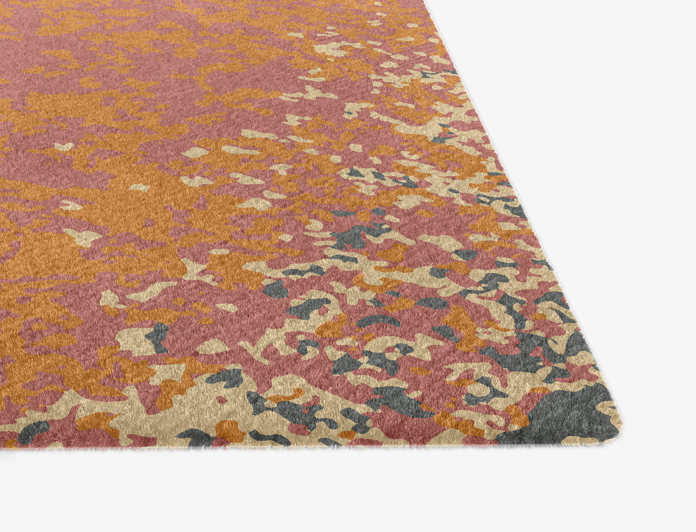 Ombre Gradation Ogee Hand Knotted Tibetan Wool Custom Rug by Rug Artisan