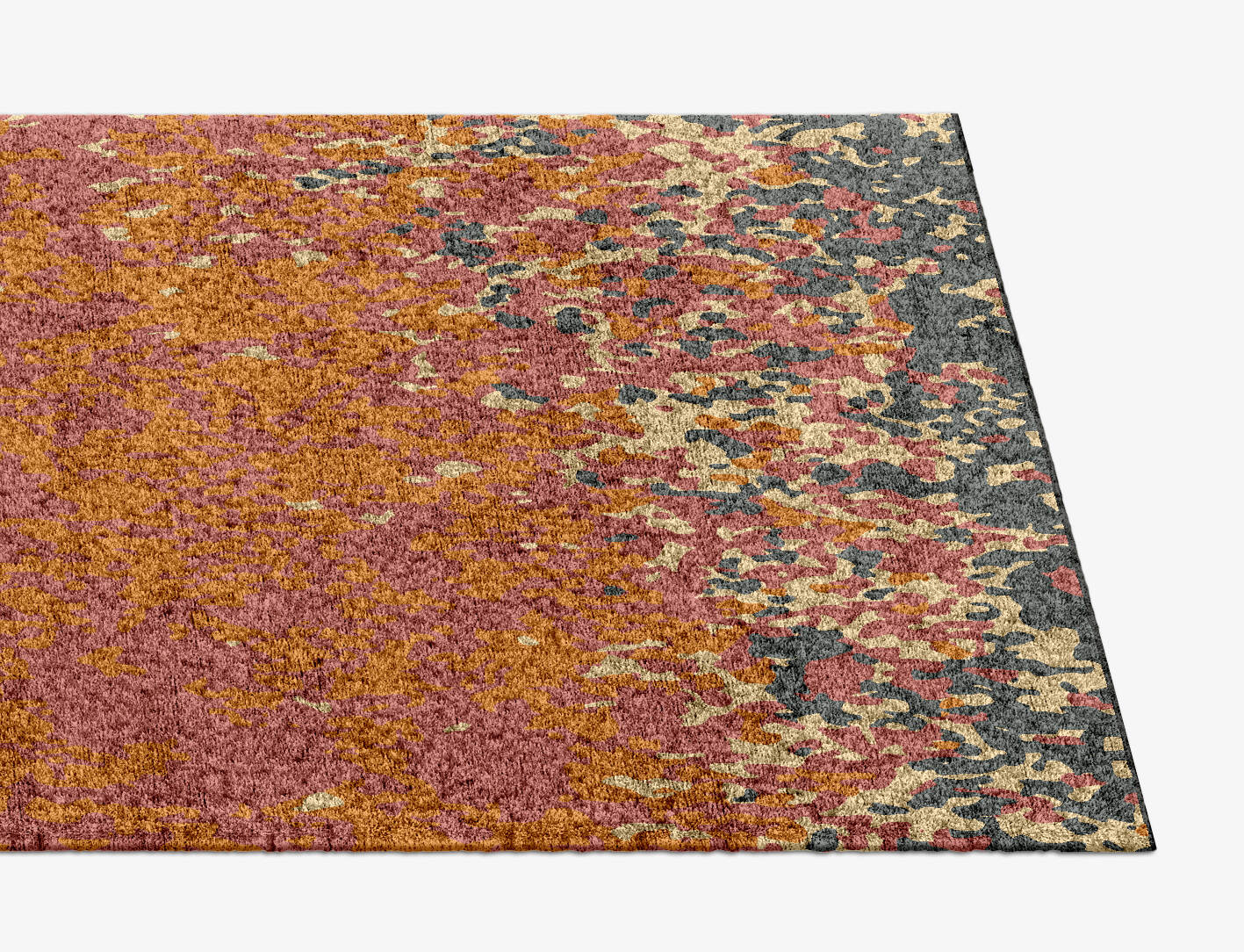 Ombre Gradation Runner Hand Knotted Bamboo Silk Custom Rug by Rug Artisan