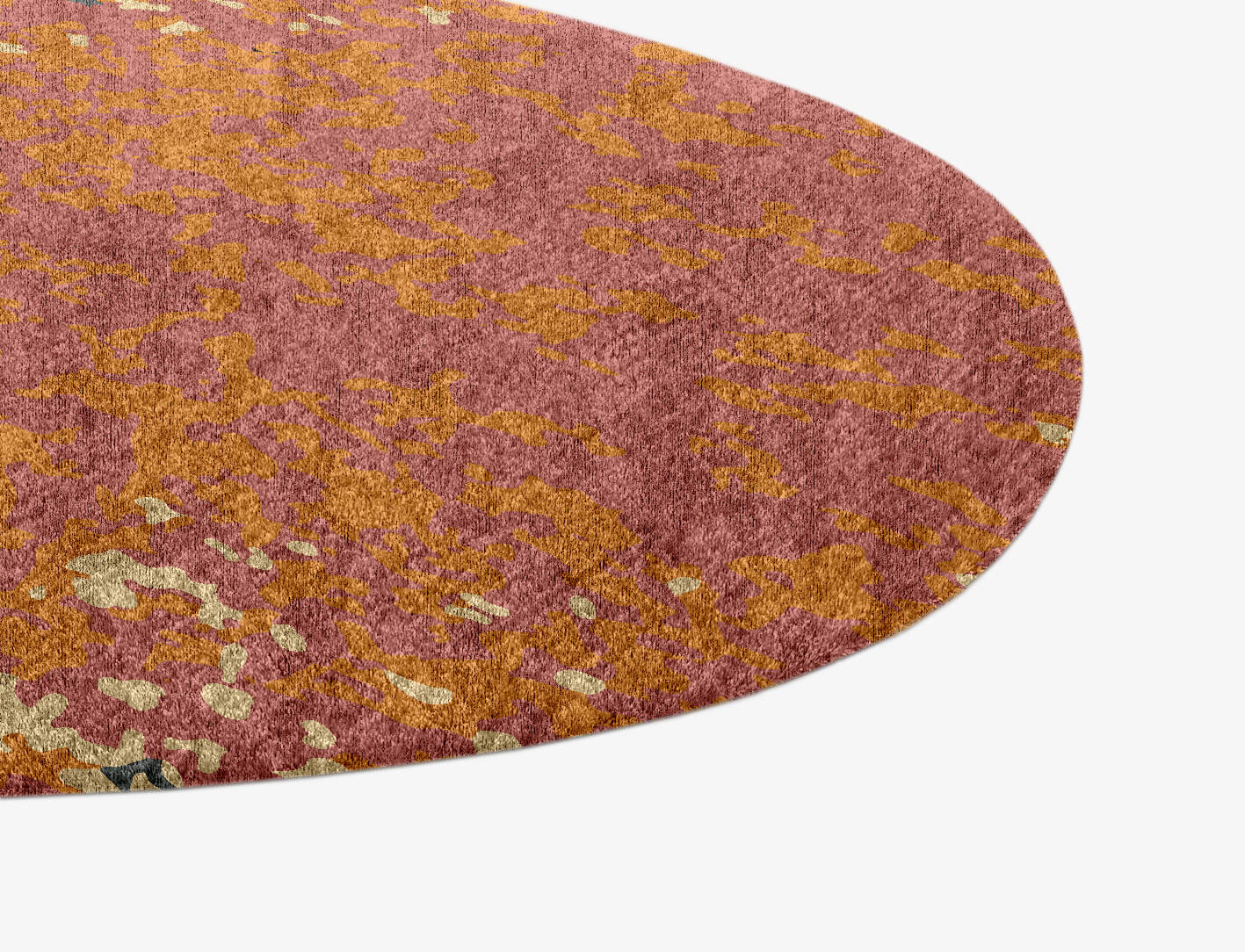 Ombre Gradation Splash Hand Knotted Bamboo Silk Custom Rug by Rug Artisan