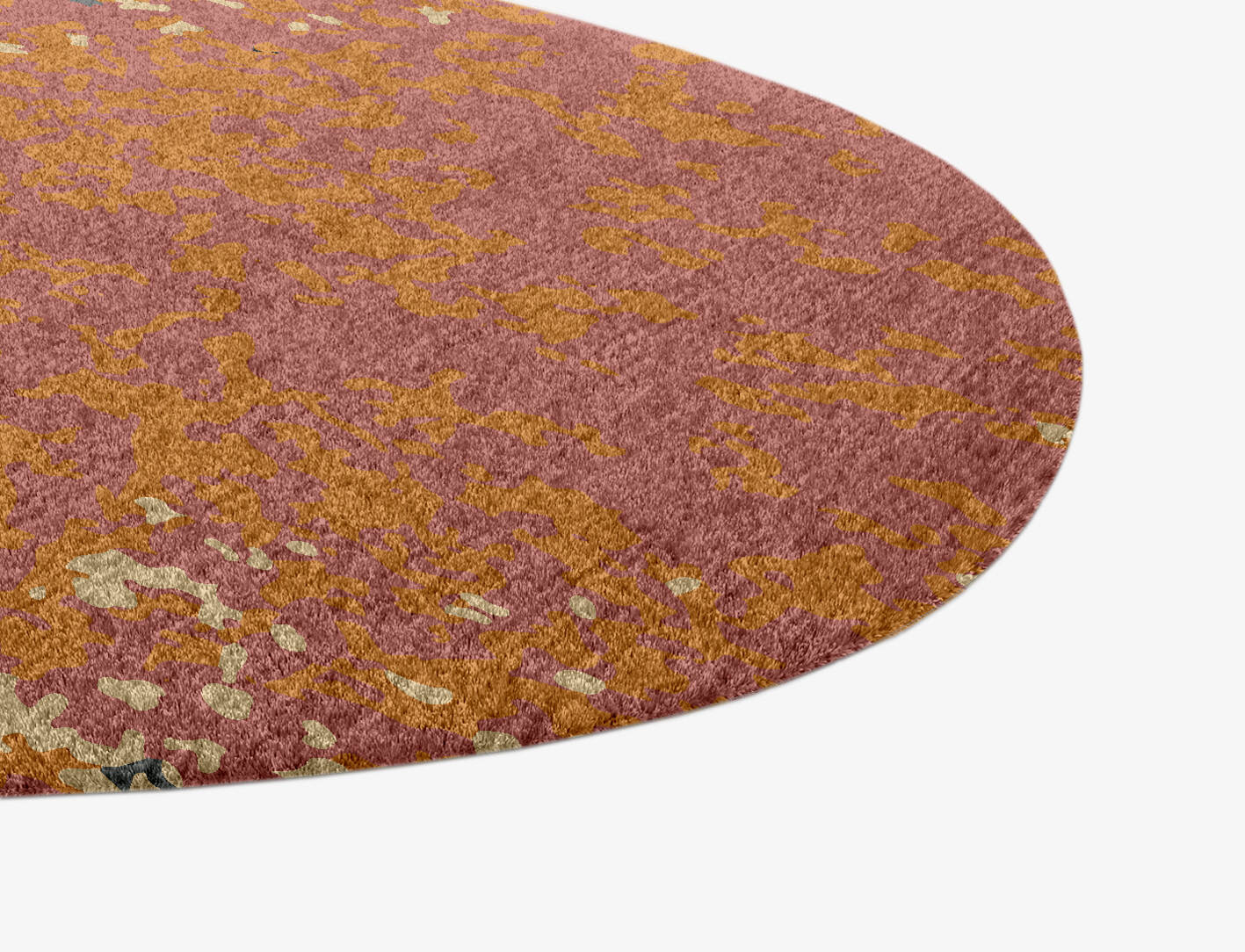 Ombre Gradation Splash Hand Knotted Tibetan Wool Custom Rug by Rug Artisan