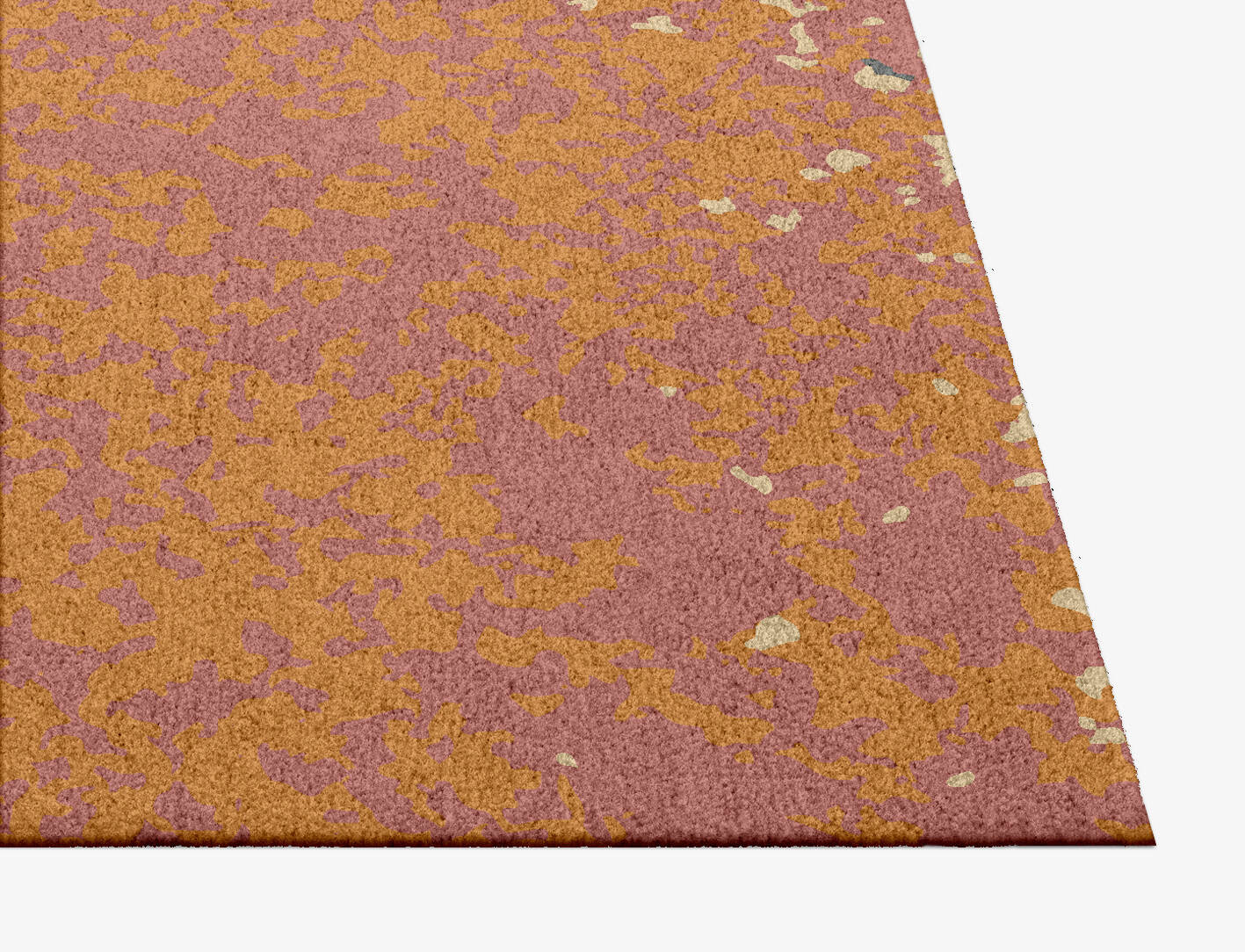 Ombre Gradation Square Hand Knotted Tibetan Wool Custom Rug by Rug Artisan