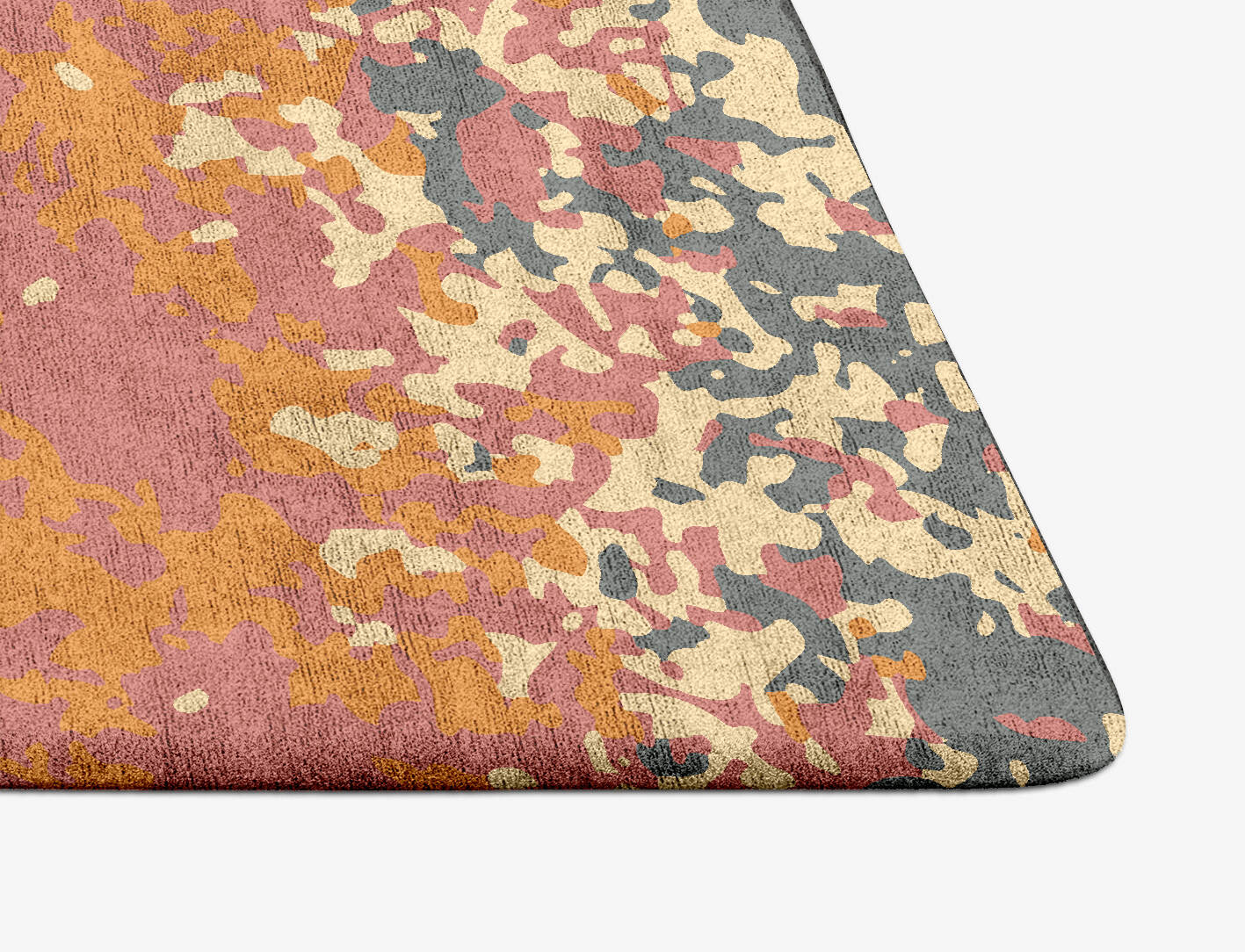 Ombre Gradation Arch Hand Tufted Bamboo Silk Custom Rug by Rug Artisan