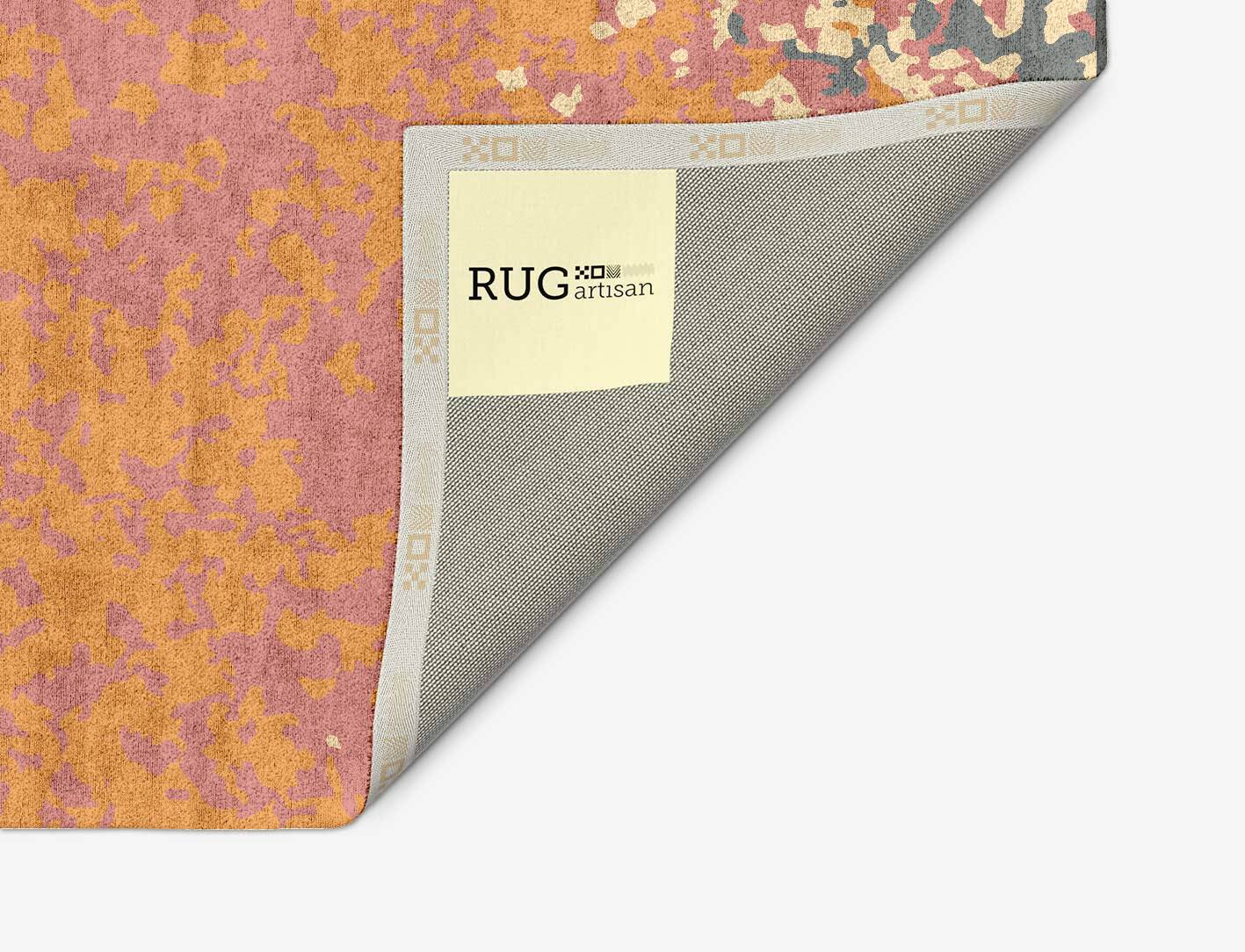 Ombre Gradation Arch Hand Tufted Bamboo Silk Custom Rug by Rug Artisan