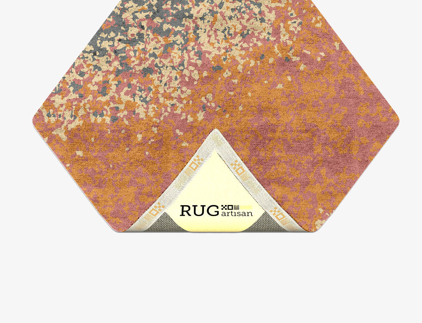 Ombre Gradation Diamond Hand Tufted Bamboo Silk Custom Rug by Rug Artisan