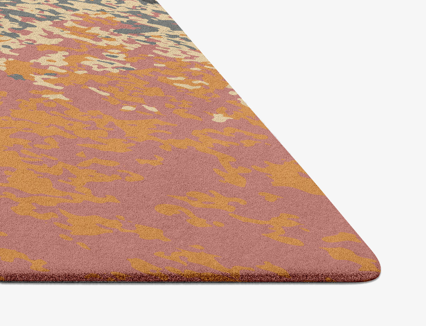 Ombre Gradation Diamond Hand Tufted Pure Wool Custom Rug by Rug Artisan