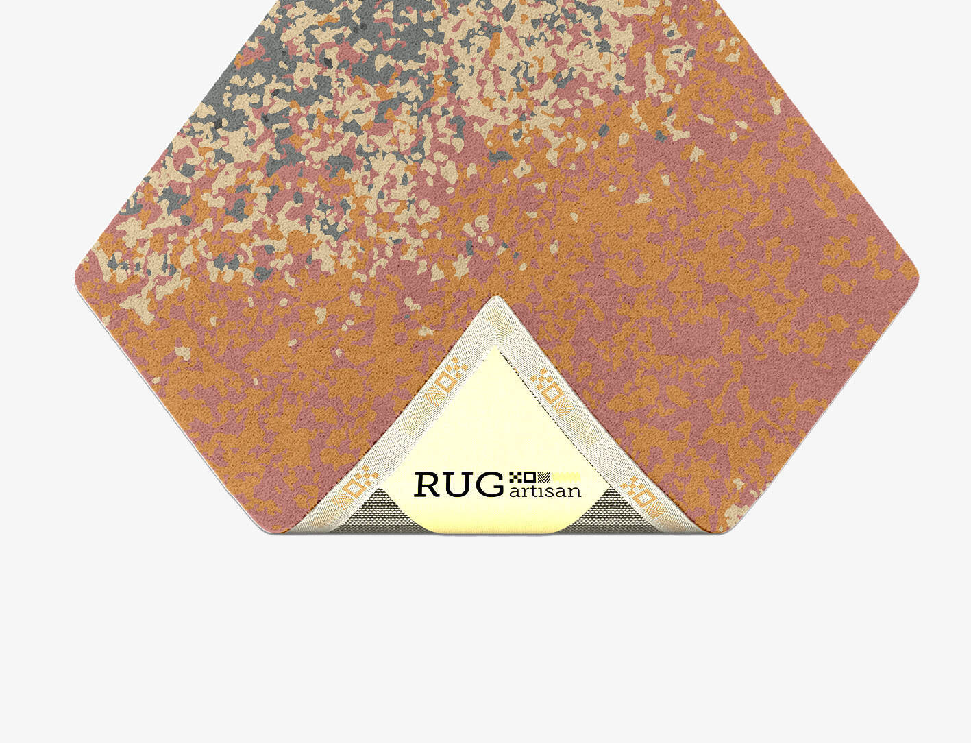Ombre Gradation Diamond Hand Tufted Pure Wool Custom Rug by Rug Artisan