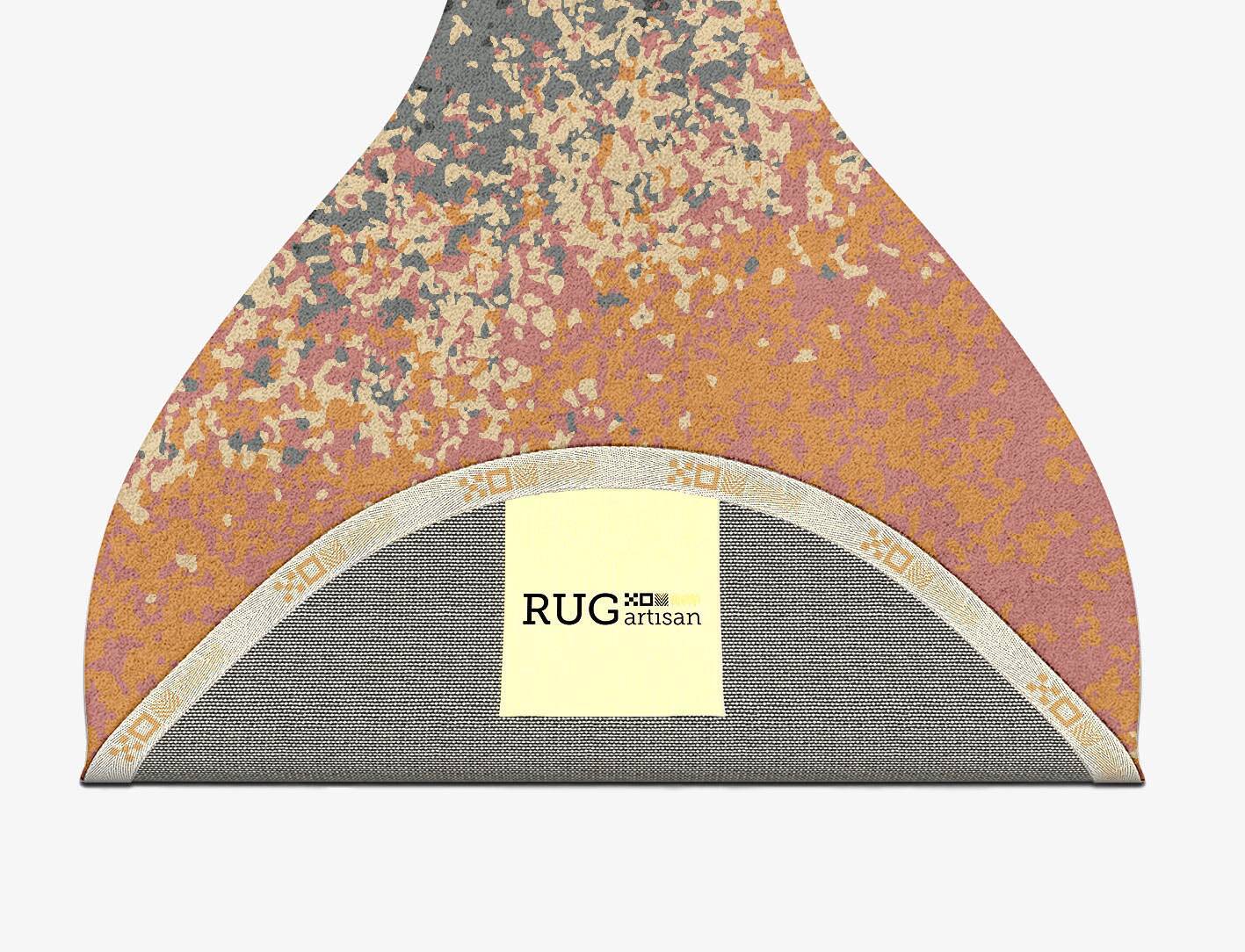 Ombre Gradation Drop Hand Tufted Pure Wool Custom Rug by Rug Artisan