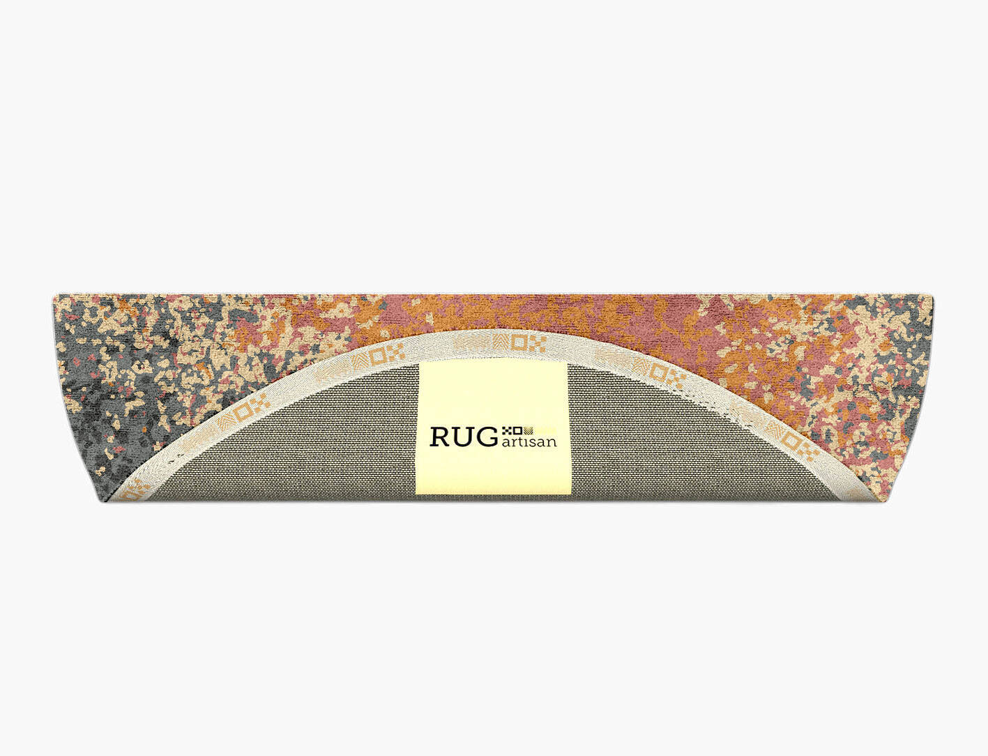 Ombre Gradation Halfmoon Hand Tufted Bamboo Silk Custom Rug by Rug Artisan