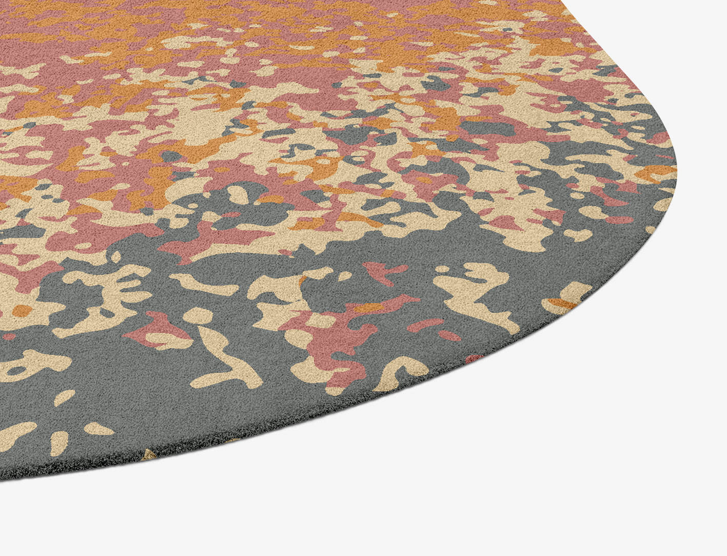 Ombre Gradation Oblong Hand Tufted Pure Wool Custom Rug by Rug Artisan