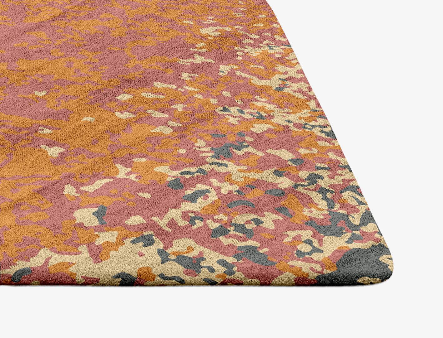 Ombre Gradation Ogee Hand Tufted Bamboo Silk Custom Rug by Rug Artisan
