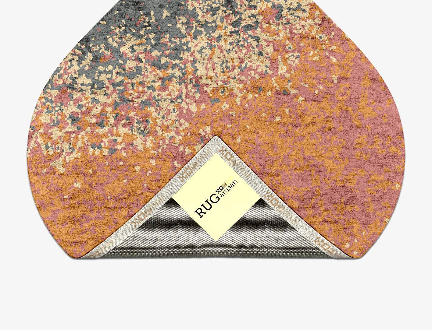 Ombre Gradation Ogee Hand Tufted Bamboo Silk Custom Rug by Rug Artisan