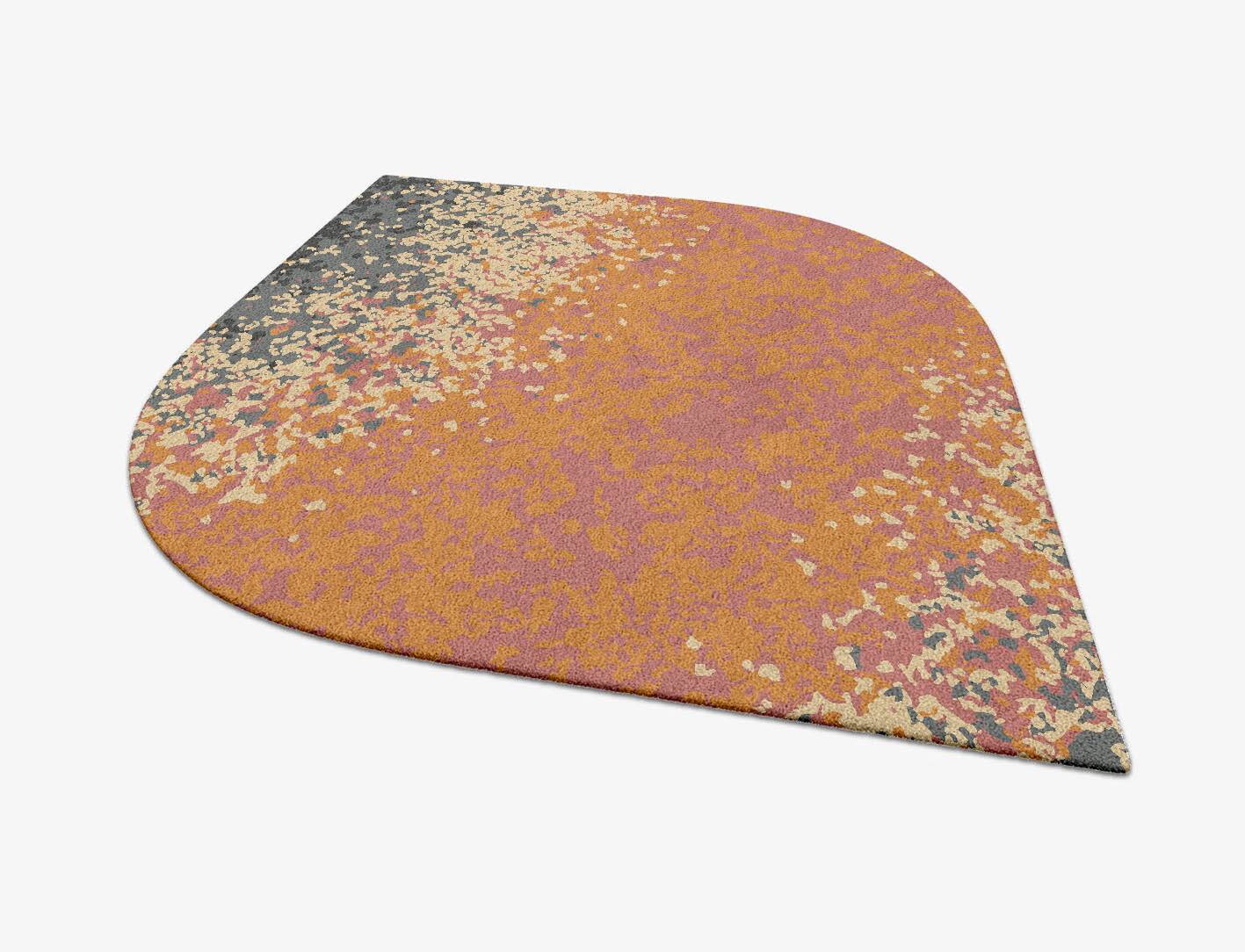 Ombre Gradation Ogee Hand Tufted Pure Wool Custom Rug by Rug Artisan