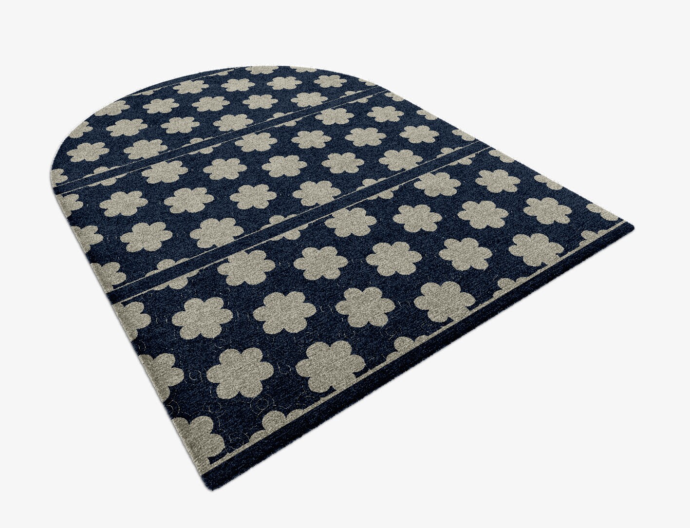 Ontario Geometric Arch Hand Knotted Tibetan Wool Custom Rug by Rug Artisan