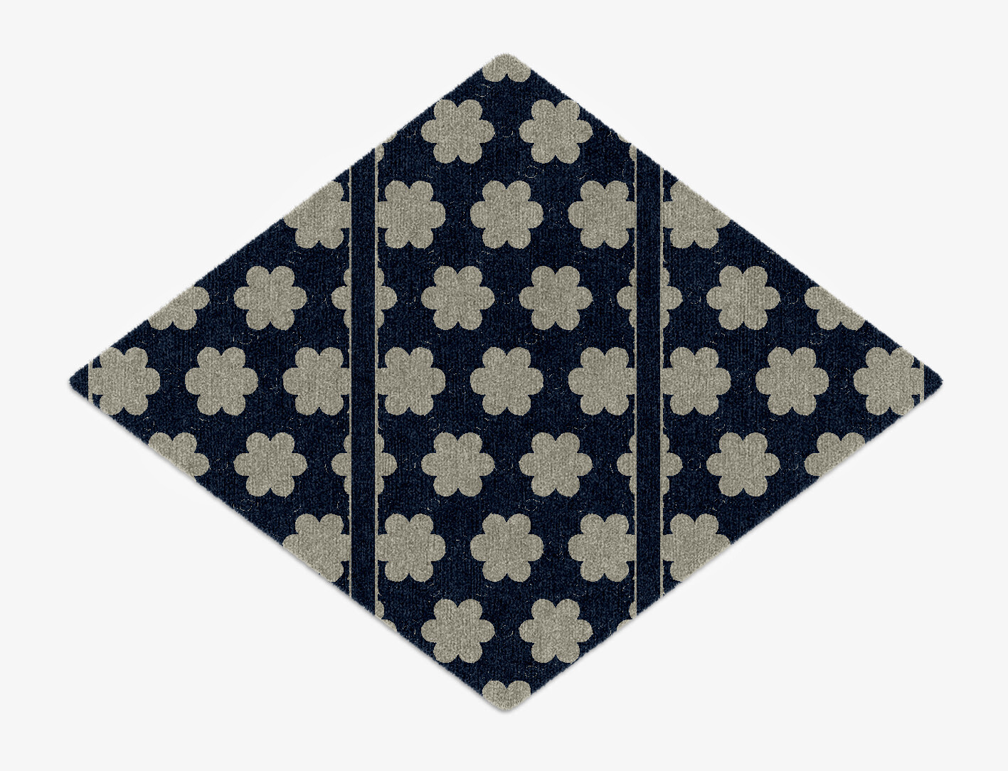 Ontario Geometric Diamond Hand Knotted Tibetan Wool Custom Rug by Rug Artisan