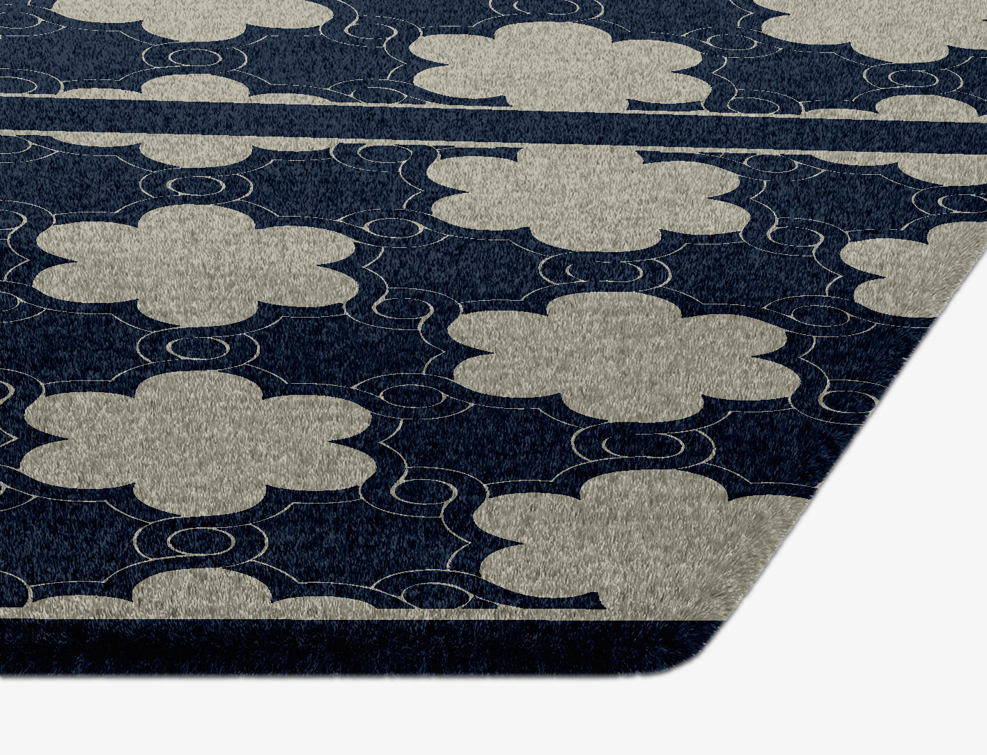Ontario Geometric Hexagon Hand Knotted Tibetan Wool Custom Rug by Rug Artisan