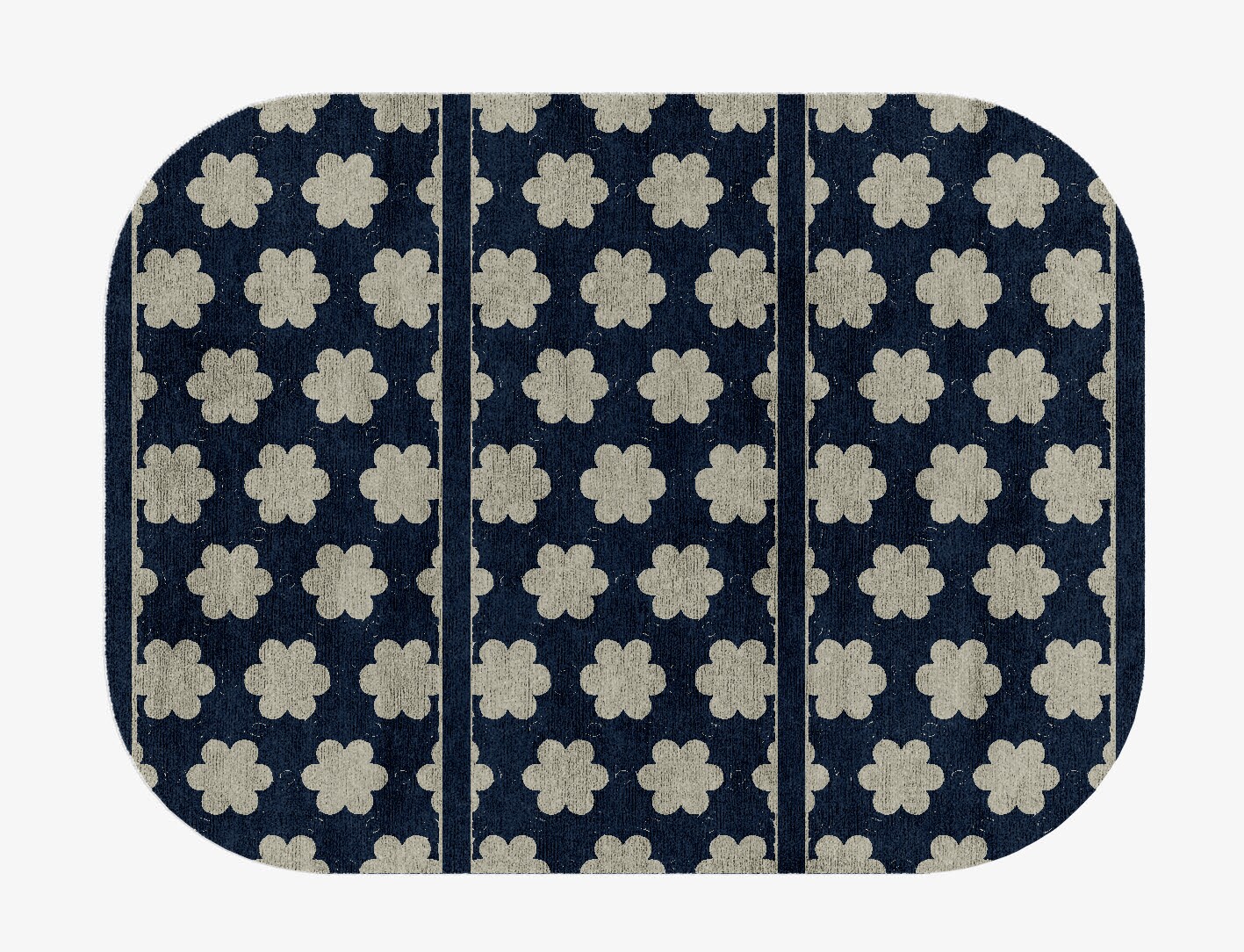 Ontario Geometric Oblong Hand Knotted Bamboo Silk Custom Rug by Rug Artisan