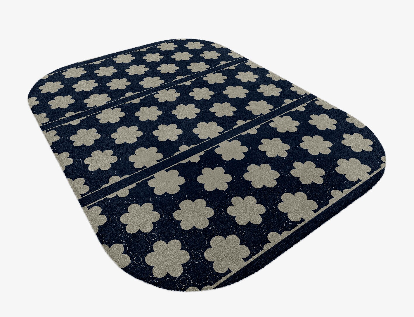 Ontario Geometric Oblong Hand Knotted Tibetan Wool Custom Rug by Rug Artisan