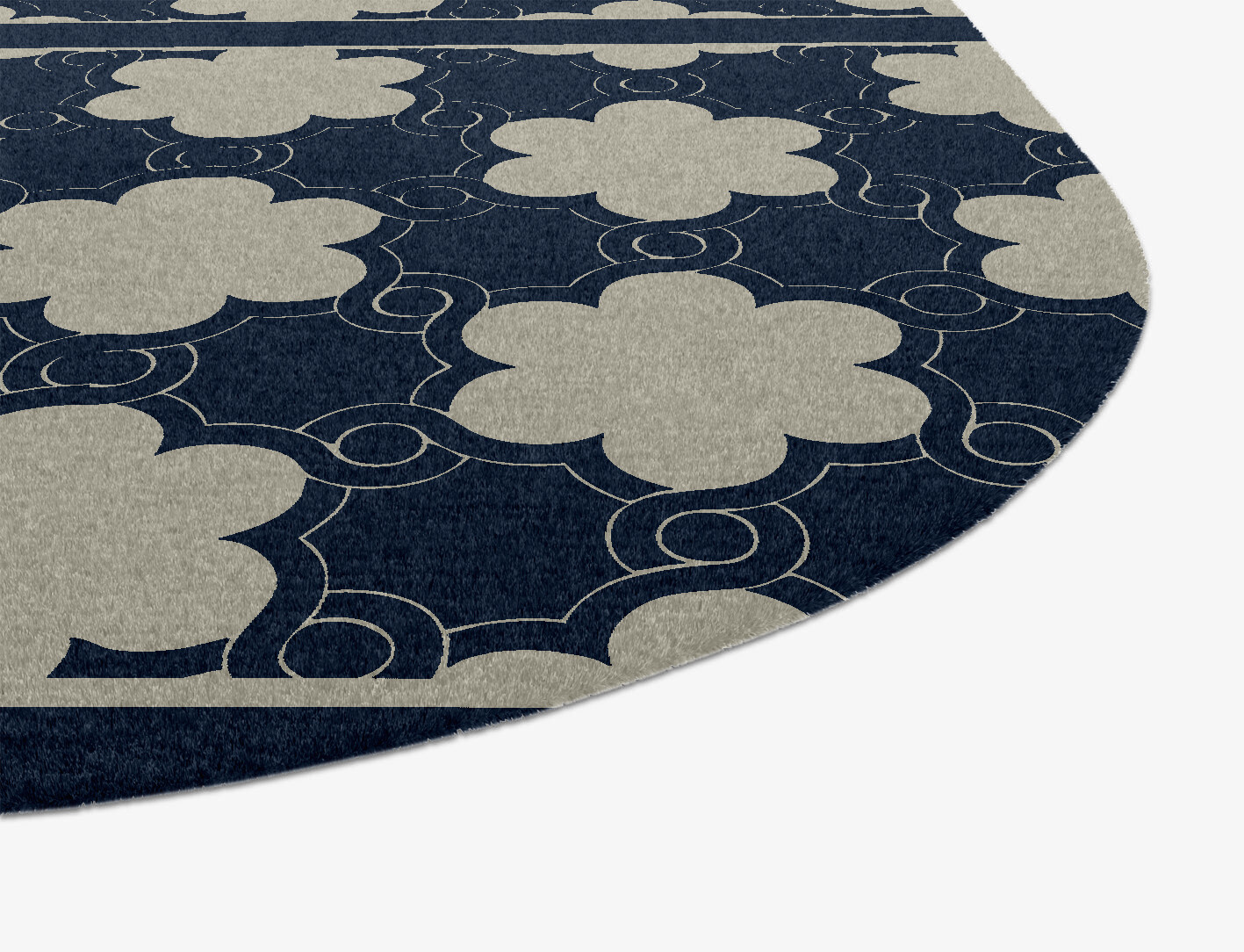 Ontario Geometric Oblong Hand Knotted Tibetan Wool Custom Rug by Rug Artisan