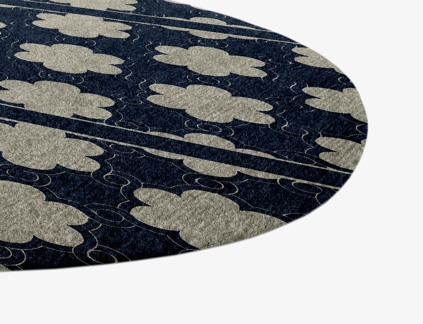 Ontario Geometric Splash Hand Knotted Tibetan Wool Custom Rug by Rug Artisan