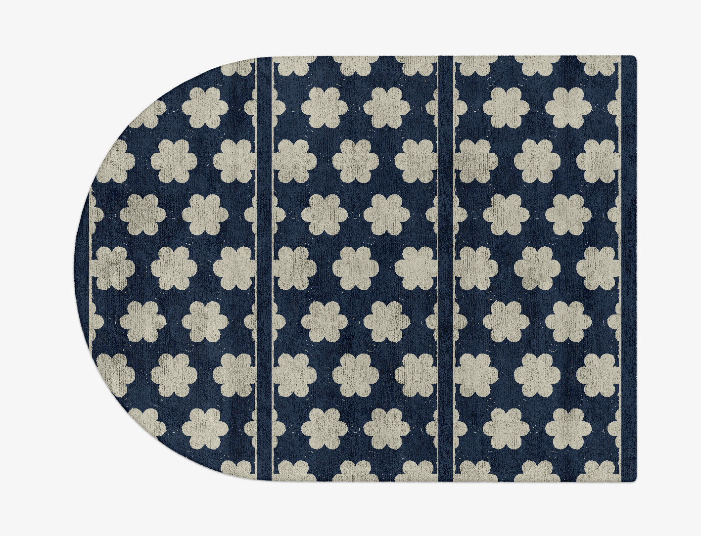 Ontario Geometric Arch Hand Tufted Bamboo Silk Custom Rug by Rug Artisan