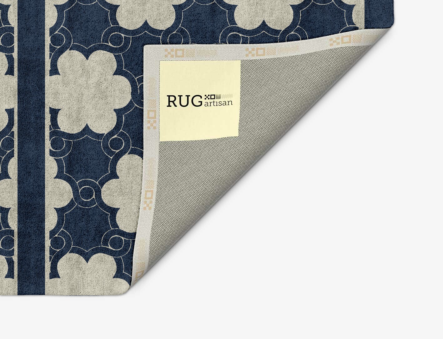 Ontario Geometric Arch Hand Tufted Bamboo Silk Custom Rug by Rug Artisan