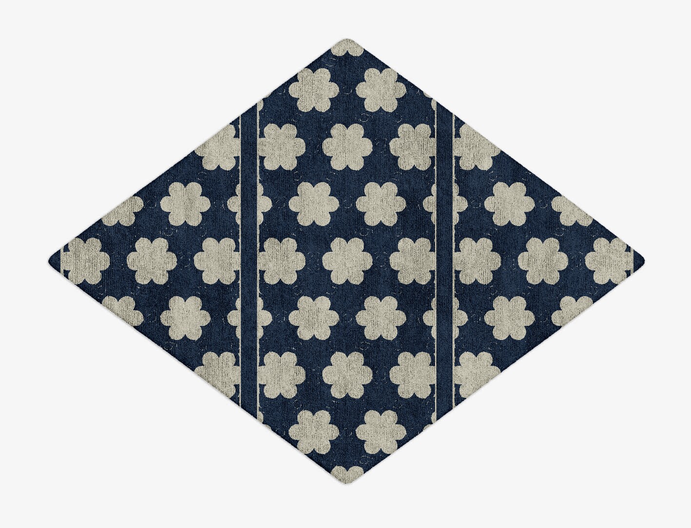 Ontario Geometric Diamond Hand Tufted Bamboo Silk Custom Rug by Rug Artisan