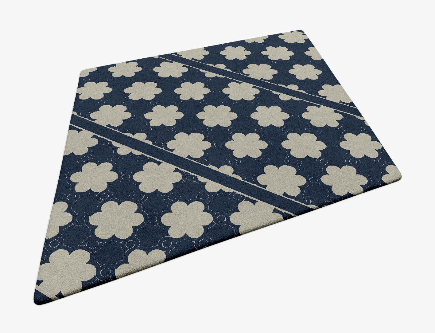 Ontario Geometric Diamond Hand Tufted Pure Wool Custom Rug by Rug Artisan
