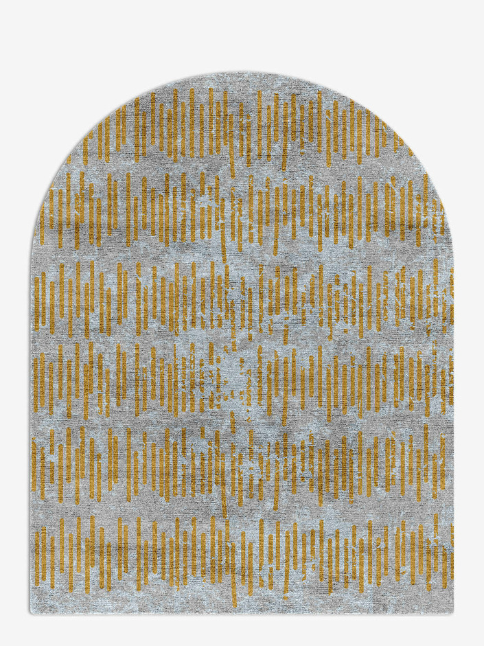 Orabela  Arch Hand Knotted Bamboo Silk Custom Rug by Rug Artisan